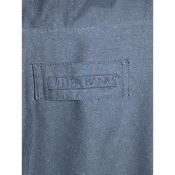 Outer Banks Mens Navigator Crew Jacket Zip Up Black Sailing Yacht Coat Size XXL - Picture 3 of 10